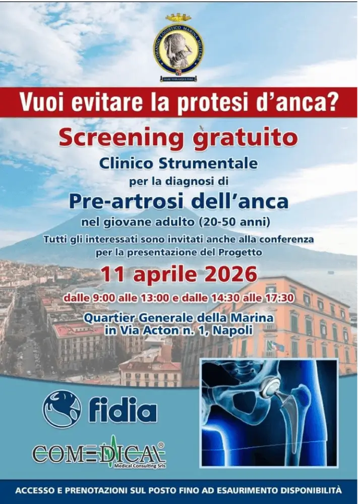 Napoli: Screening gratuito anca per pre-srtrosi